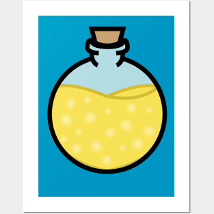 DIY Yellow Potions/Poisons for Tabletop Board Games Posters and Art